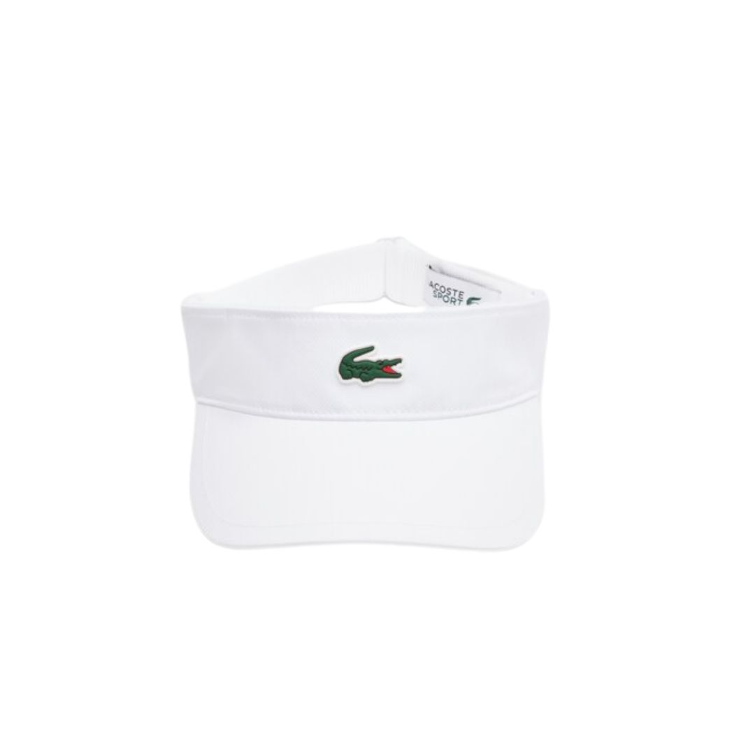 Lacoste Diamond Taffeta Sport Visor White